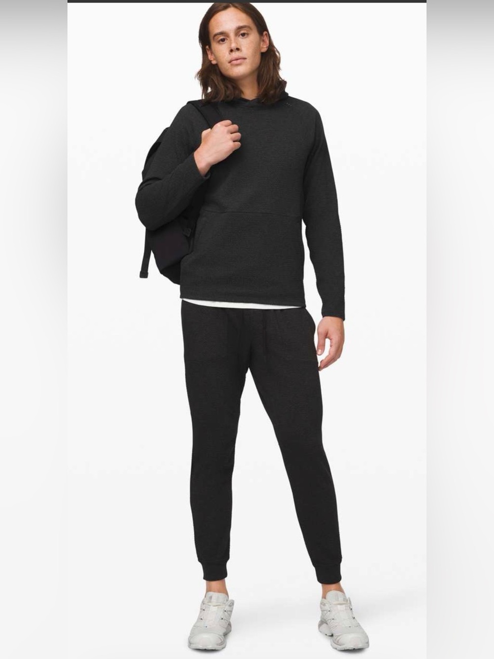Lululemon At Ease Hoodie – Heathered Gray – Size Large